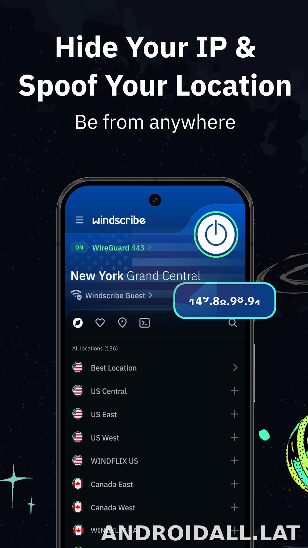 Windscribe скриншот 5